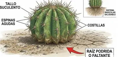 Cactus sin raíz: Método de 3 pasos para salvarlo y lograr que rebrote