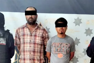 Caen dos sujetos por atar y golpear a elementos de la Guardia Nacional en México