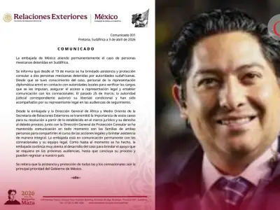 Cancillería Mexicana Interviene en Caso de Periodistas Detenidos en Sudáfrica