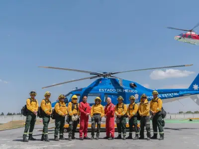 Capacitan a brigadistas 'Dragones' para mejorar coordinación aérea-terrestre en incendios forestales