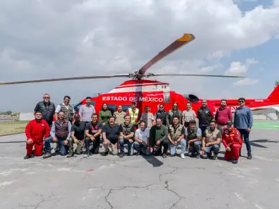 Capacitan a coordinadores del IMSS Bienestar en evacuación aeromédica en Edomex