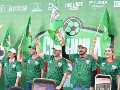 Caravana '¡Vamos equipo! ¡Vamos México!' recorre Coahuila para unir a la sociedad con deporte y cultura