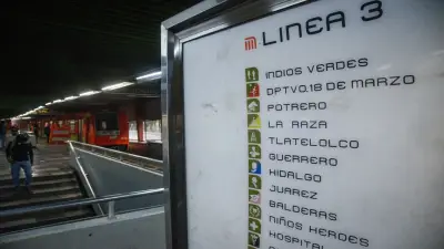 Cierran estaciones Copilco y Universidad del Metro por falla eléctrica en Línea 3