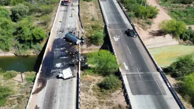 Cierran planta potabilizadora en Cajeme tras volcadura de pipa con químicos en Sonora