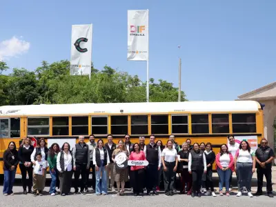 CIMA dona unidad de transporte al DIF Coahuila para ampliar cobertura social