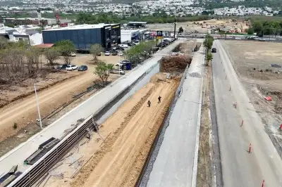 Circuito Vial Huajuco en Monterrey reporta un 80% de avance en su construcción
