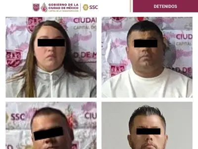 Detienen a Integrantes de 'La Unión Tepito' por Extorsión a Transportistas