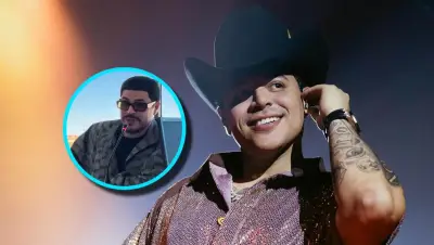 Eduin Caz de Grupo Firme sorprende con serenata en aeropuerto durante gira latinoamericana