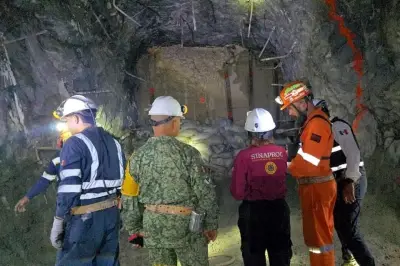 Equipos de Rescate Trabajan Sin Descanso para Salvar a Tres Mineros Atrapados en Sinaloa