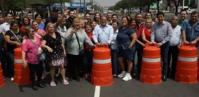 Escobedo inaugura primera fase de modernización en avenida Raúl Salinas