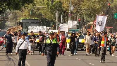 Estudiantes del IPN lideran movilizaciones en CDMX este 23 de abril
