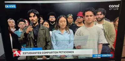 Estudiantes del IPN toman Canal Once en vivo para denunciar crisis institucional