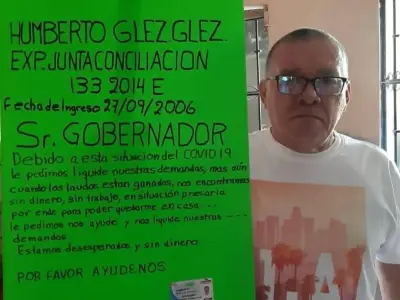 Ex trabajadores del Sistecozome protestan por pago de laudos tras casi 9 años de cierre