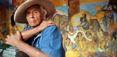 Fallece Óscar Melchor Peredo a los 99 años, último gran muralista mexicano en Xalapa