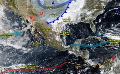 Frente Frío 43 Provoca Lluvias Intensas y Descenso Térmico en México Esta Semana