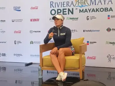 Gaby López y Nelly Korda juegan juntas en Riviera Maya Open