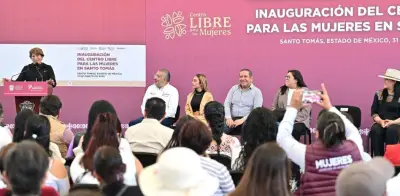 Gobernadora Delfina Gómez inaugura nuevo Centro LIBRE en Santo Tomás, Edomex