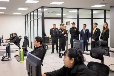 Gobierno de NL inaugura cascarón del nuevo edificio de Fuerza Civil