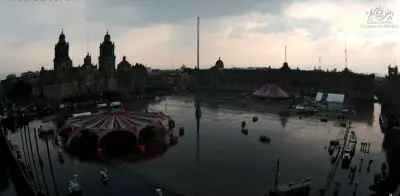 Gran carpa de circo se instala en el Zócalo para el festival infantil 2026