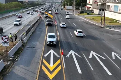 Habilitarán contraflujo matutino en la Nacional para aliviar el tráfico