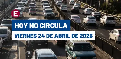 Hoy No Circula viernes 24 abril 2026: autos afectados y multas