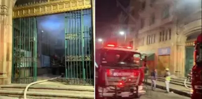 Incendio en bodega de edificio en Centro Histórico de CDMX sin lesionados reportados