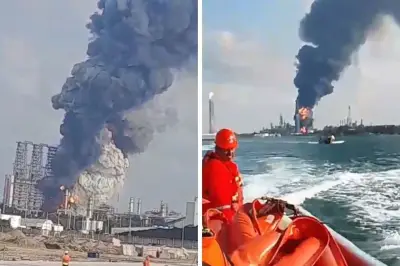 Incendio en Refinería Olmeca de Dos Bocas afecta operaciones de Pemex