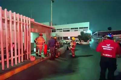 Incendio en transformador del ISSSTE en Constitución provoca evacuación y caos vial