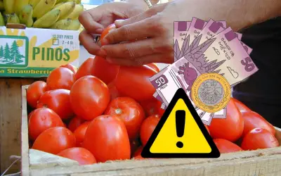 Inflación en México alcanza 4.59% en marzo 2026 por alza récord del jitomate