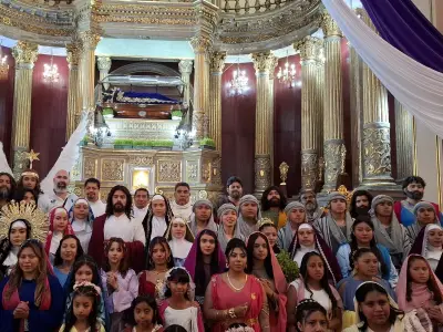 Iztapalapa inicia con fervor el tradicional Recorrido de los Ocho Barrios en Semana Santa