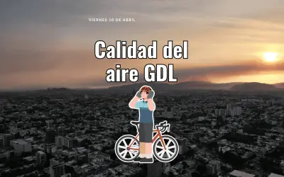 Jalisco: Mala calidad del aire en el AMG este 10 de abril, con puntos críticos en Las Pintas y Miravalle