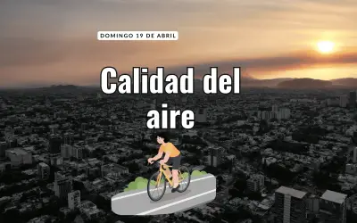 Jalisco registra calidad del aire deficiente en zonas del AMG este 19 de abril