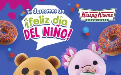 Krispy Kreme celebra el Día del Niño con donas y peluches sorpresa