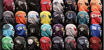 La NFL se viste de lucha libre: Máscaras oficiales para los 32 equipos
