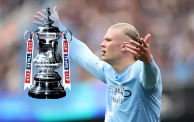Manchester City aplasta al Liverpool con triplete de Haaland en cuartos de la FA Cup