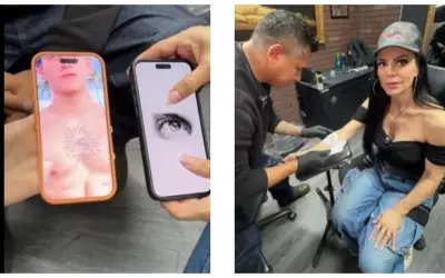 Maribel Guardia se tatúa el ojo de su hijo Julián Figueroa en emotivo homenaje