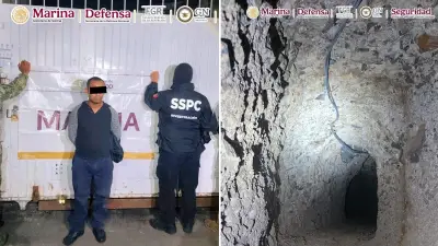 Marina desmantela túnel narco hacia Estados Unidos en Sonora; capturan a un sospechoso