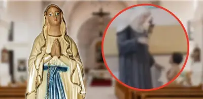 ¿Milagro o montaje? Video de Virgen 'parpadeando' en misa desata debate global