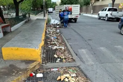 Monterrey Retira 19 Toneladas de Basura de Sistemas Pluviales en Operativo de Limpieza