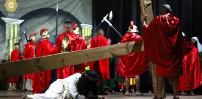 Más de 100 reclusos participan en Viacrucis del Reclusorio Oriente en CDMX