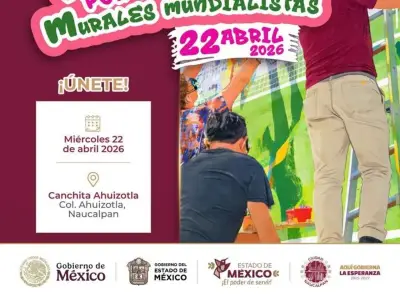 Naucalpan convoca a 'Tequios por la Tierra: Murales Mundialistas' para recuperar espacios públicos