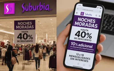 Noches Moradas Suburbia 2026: ¿Aplica en tiendas físicas y en línea?