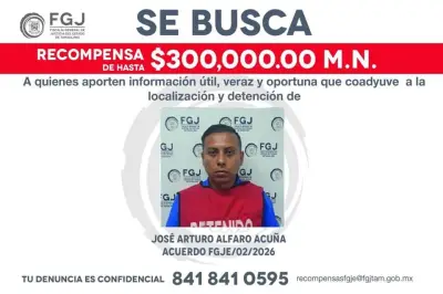 Ofrecen 300 mil por ex agente prófugo en Tamaulipas