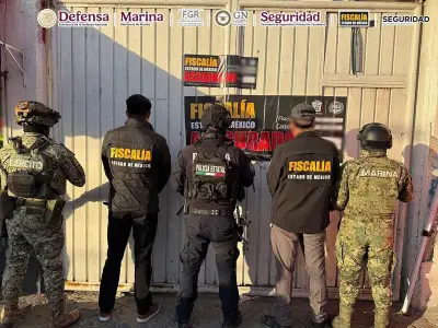 Operación Desconexión: 102 detenidos y 192 inmuebles asegurados en Edomex contra extorsión digital