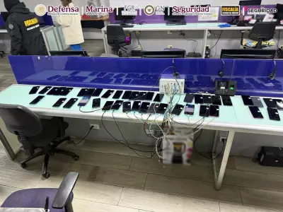 Operación Desconexión: Desmantelan Red de Extorsión con 102 Detenidos y 192 Inmuebles Incautados