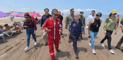 Operativo en Golfo de México logra limpiar 32 playas de hidrocarburo tras recoger 889 toneladas