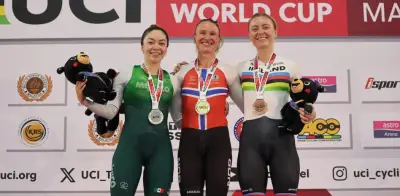 Orgullo mexicano: Yareli Acevedo gana plata en Copa del Mundo de ciclismo