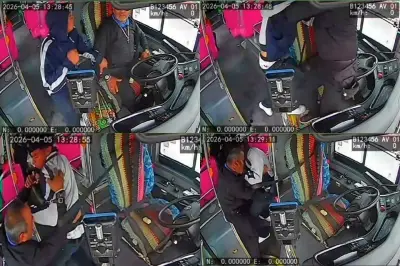 Pasajero agrede a chofer de autobús en Nuevo León, incidente captado en video