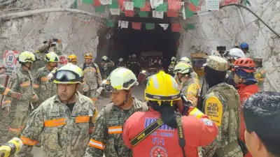 Rescate en mina Santa Fe de Sinaloa avanza; buscan con vida a cuarto minero atrapado