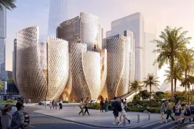 Revelan el diseño arquitectónico del innovador Museo de Arte Rong en China